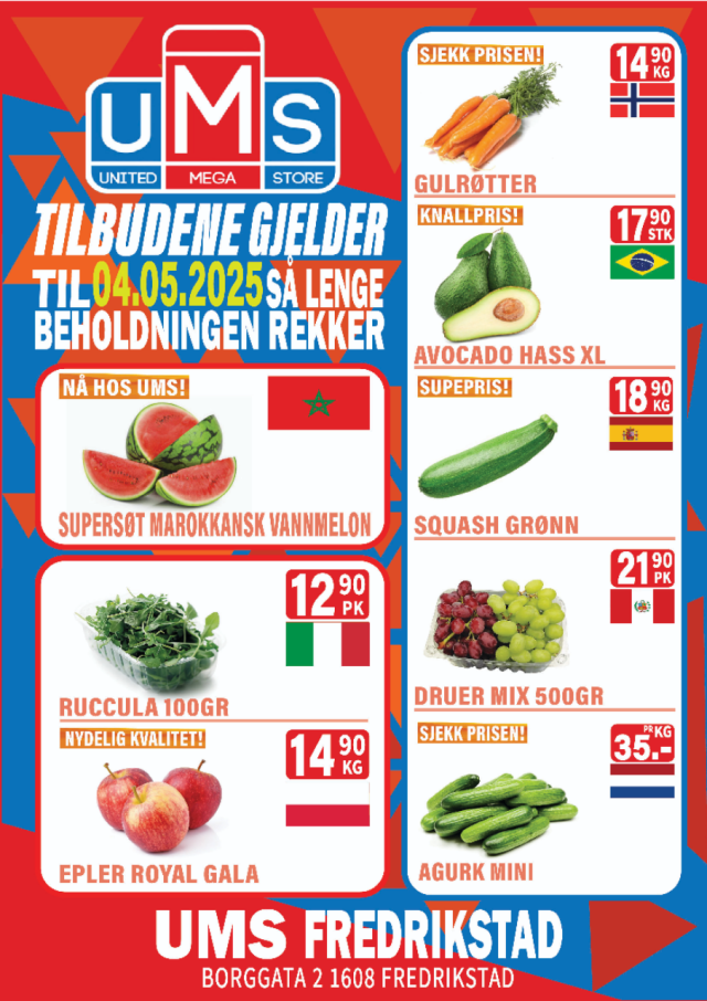 Fred flyers til 04 Mai Fred flyers til 04 Mai